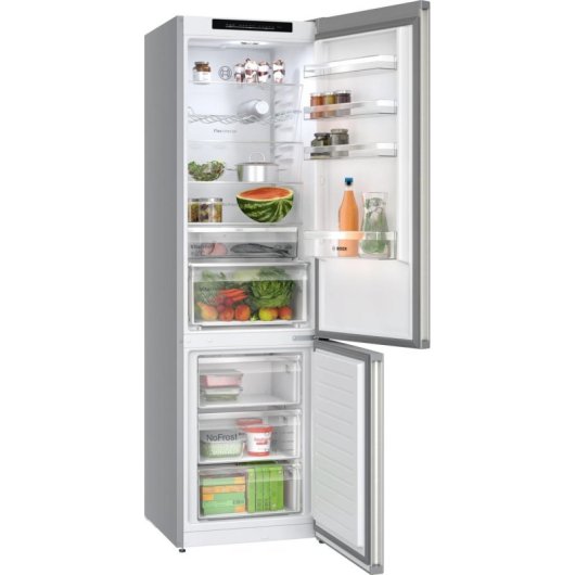 Frigorífico Combi Bosch KGN392I1F No Frost 203cm 363L A Acero inoxidable
