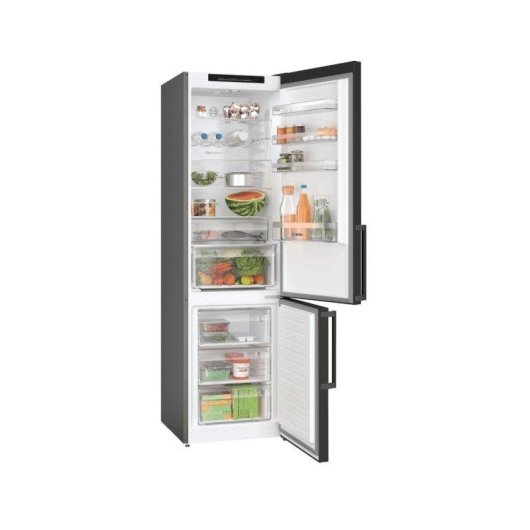 Réfrigérateur Combiné Bosch KGN392XCF No Frost 203 cm 363 L C Noir