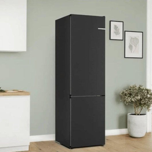 Réfrigérateur Combiné Bosch KGN392XCF No Frost 203 cm 363 L C Noir