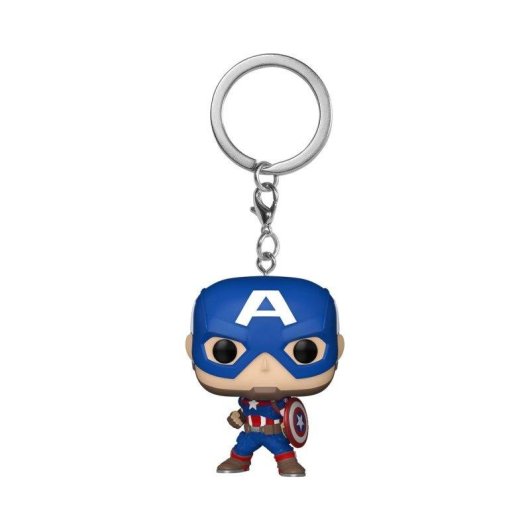 Porte-clefs Funko Pop Captain America Marvel Classiques
