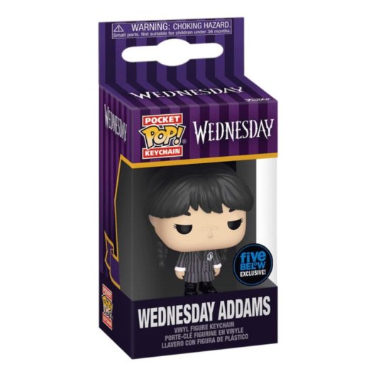 Porte-clefs Funko Pop Mercredi Addams