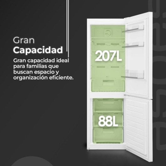 Frigorífico Combi Aspes AC185600CNFI No Frost 186cm 294L C Blanco