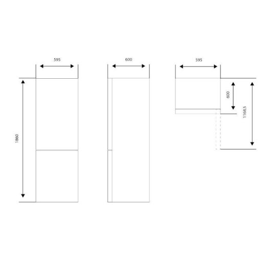 Frigorífico Combi Aspes AC185600CNFI No Frost 186cm 294L C Blanco