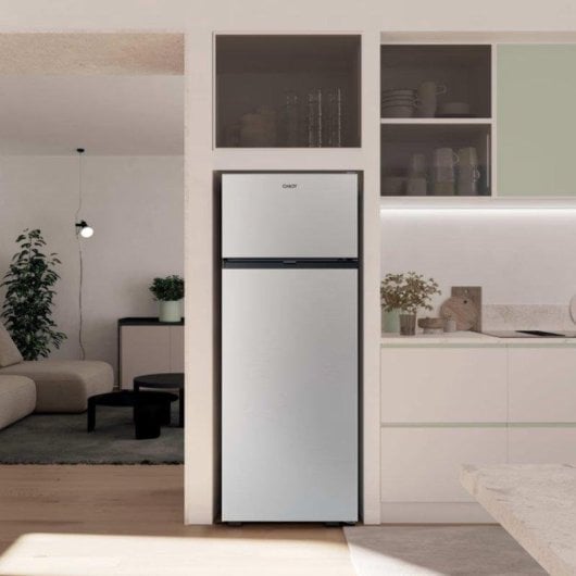 Réfrigérateur Deux Portes Candy CNDQ2S514EX Defrost 143 cm 206 L E Inox
