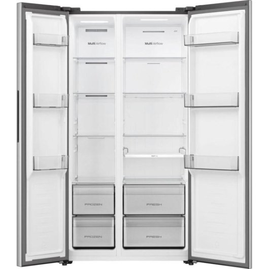 Réfrigérateur Américain Hisense RS3P558NEIE Total No Frost 178 cm 544 L E Gris