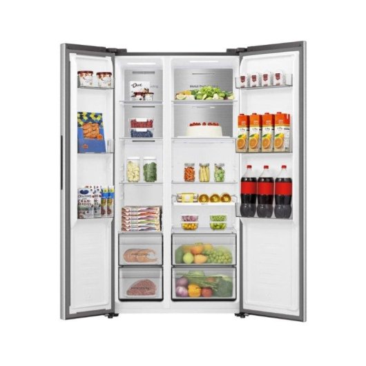 Réfrigérateur Américain Hisense RS3P558NEIE Total No Frost 178 cm 544 L E Gris