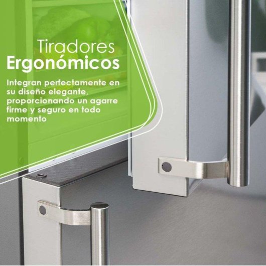 Frigorífico Combi Aspes AC2700ENFIX No Frost 200cm 495L E Inox Display LED Táctil