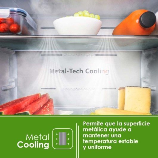 Frigorífico Combi Aspes AC2700ENFIX No Frost 200cm 495L E Inox Display LED Táctil