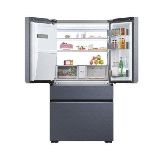 Réfrigérateur Américain Haier HFW7918EIMB Total No Frost 177 cm 601 L E Noir