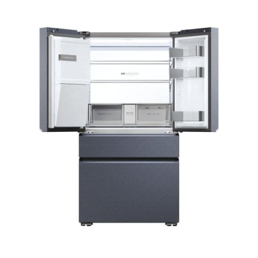 Réfrigérateur Américain Haier HFW7918EIMB Total No Frost 177 cm 601 L E Noir
