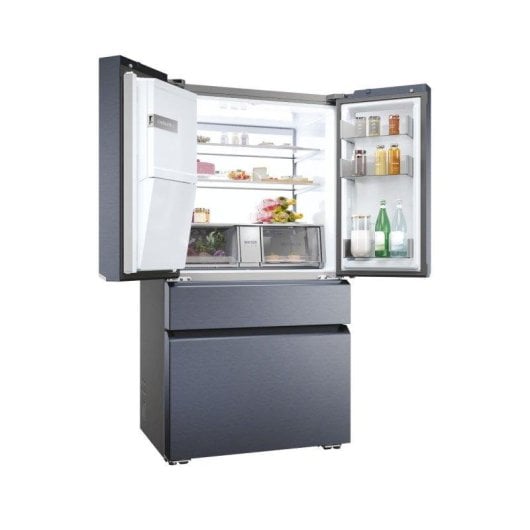 Réfrigérateur Américain Haier HFW7918EIMB Total No Frost 177 cm 601 L E Noir