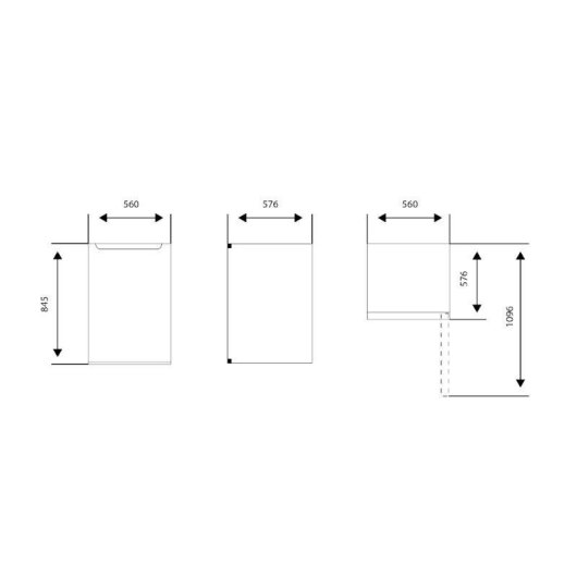 Frigorífico Una Puerta Aspes AR855500ECX Defrost 84,5cm 120L E Inox
