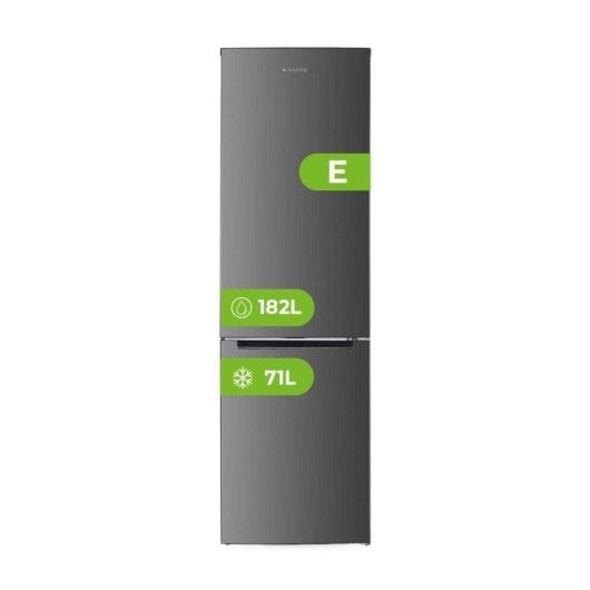 Frigorífico Combinado Aspes AC185502ENFX No Frost 180cm 253L E Inox