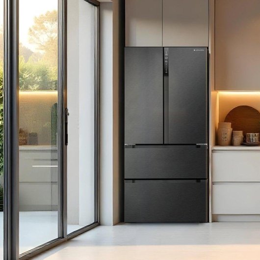 Frigorífico French Door Aspes AFF18800ENFIDDX No Frost 183cm 436L E Dark Inox