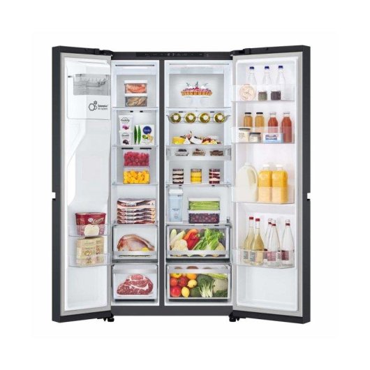 Frigorífico Americano LG GSLE91EVAC No Frost 179 cm 628 L C Preto WiFi