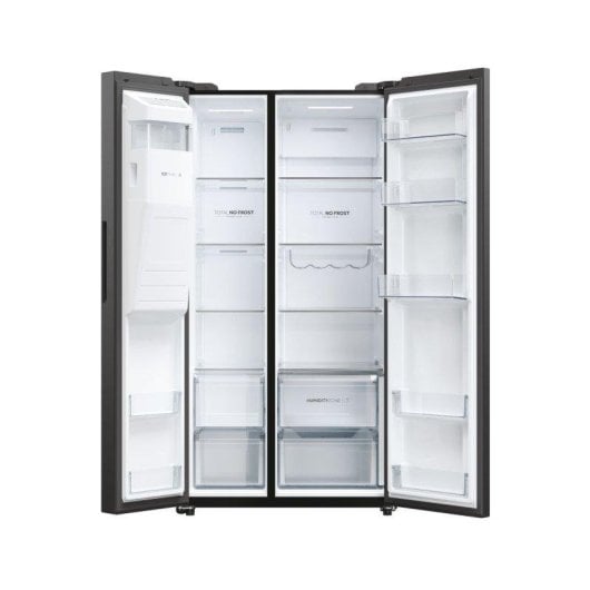 Frigorifero Americano Haier HSW59F18EIPT Total No Frost 177,5cm 601L E Nero WiFi IA
