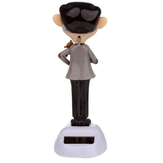 Figura Solar Mr. Bean Con Osito Teddy 15 Cms