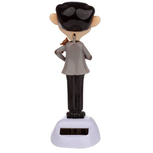 Figura Solar Mr. Bean Con Osito Teddy 15 Cms