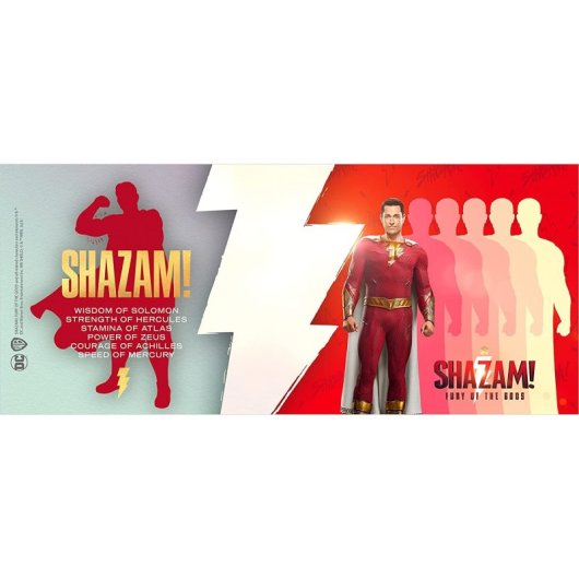 Taza Shazam Furia De Los Dioses Cerámica 320 Mls