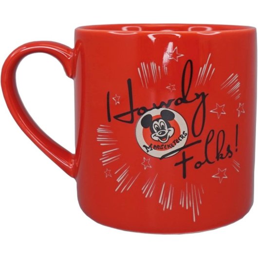 Taza Mickey Mouse Howdy Folks 100 Aniversario Disney Cerámica 315 Mls