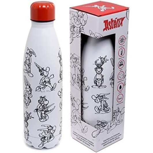 Botella Astérix De Astérix Y Obélix Térmica Acero Inoxidable 500 Mls