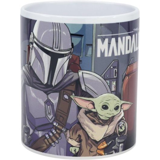 Taza The Mandalorian Razor Crest Star Wars Cerámica 325 Mls