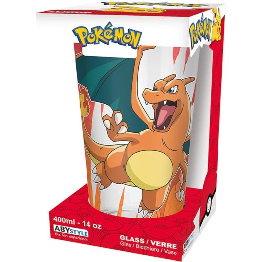 Vaso Charizard Pokémon Cristal 400 Mls