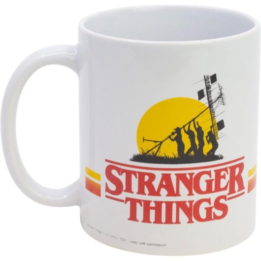 Taza Hawkins 85 Stranger Things Cerámica 325 Mls