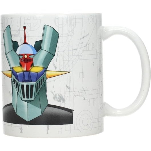 Taza Mazinger Z Cabeza Cerámica 320 Mls