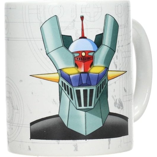 Taza Mazinger Z Cabeza Cerámica 320 Mls