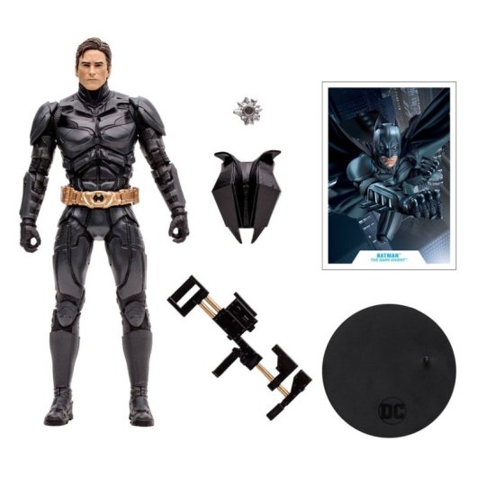 Figura Batman Skydive El Caballero Oscuro Dc Articulada 18 Cms