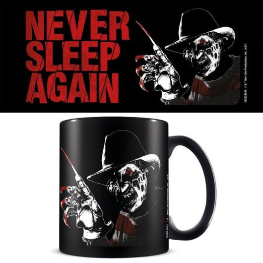 Taza Freddy Krueger Never Sleep Again Pesadilla En Elm Street Nightmare On Elm Street 320 Mls