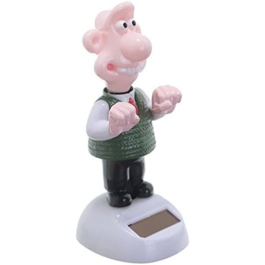 Figura Solar Wallace Walace & Gromit 13 Cms