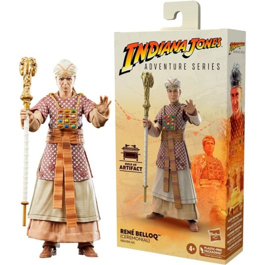 Figura Rene Belloq Ceremonial Indiana Jones Articulada 15 Cms