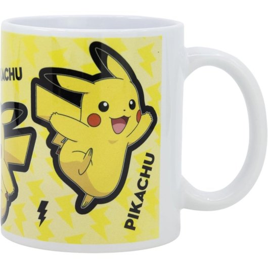 Taza Pikachu Pokémon Cerámica 325 Mls