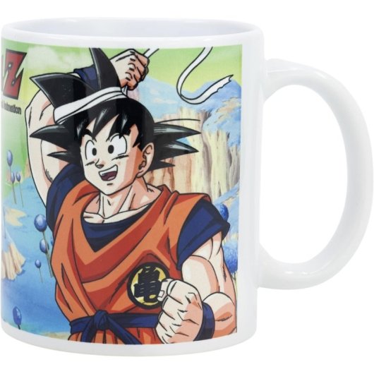 Taza Bulma Y Goku Dragon Ball Z Cerámica 325 Mls