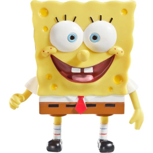 Figura Bob Esponja Flexible 12,5 Cms
