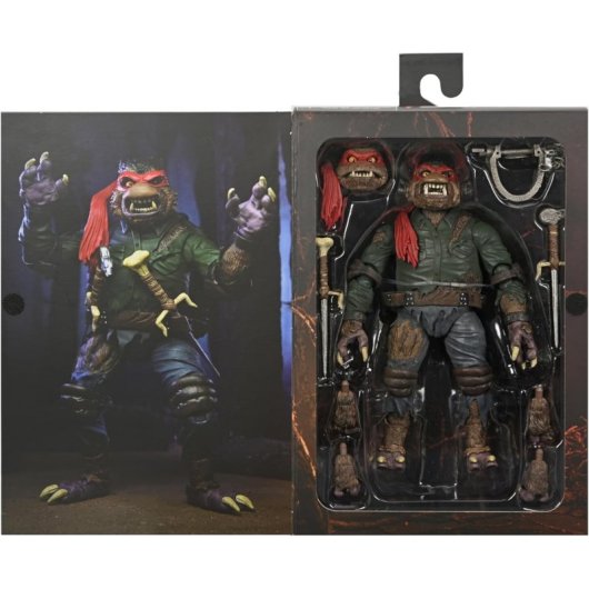 Figura Ultimate Raphael Wolf Man Tmnt Universal Monsters Articulada 20 Cms