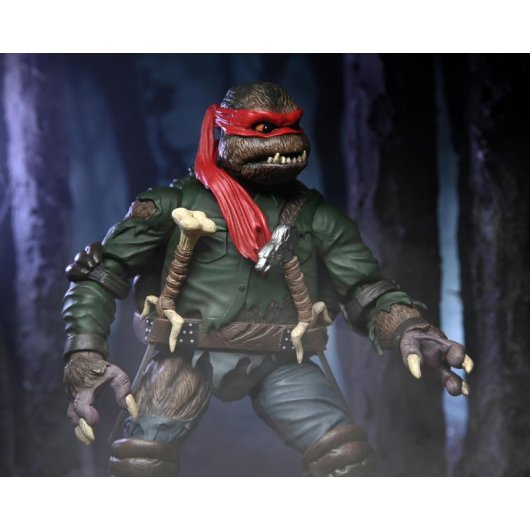 Figura Ultimate Raphael Wolf Man Tmnt Universal Monsters Articulada 20 Cms
