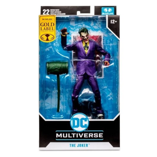 Figura Joker Dc Multiverse Gold Label 19 Cms