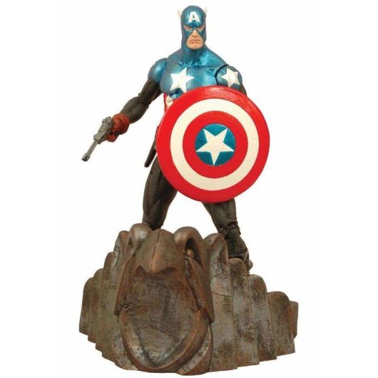 Figura Capitán América Marvel Select Articulada 18 Cms