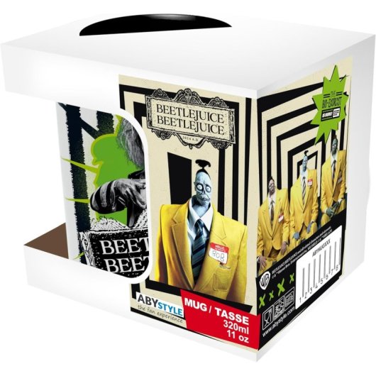 Taza Beetlejuice & Astrid Beetlejuice Beetlejuice Cerámica 320 Mls
