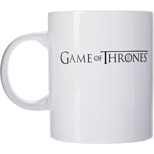 Taza Casa Stark Juego De Tronos Got Cerámica Con Lobo Esculpido En El Interior 320 Mls