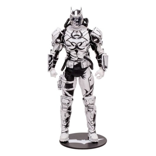 Figura Batman Hazmat Suit Justice League The Amazo Virus Edición Limitada Dc Sketch Edition Articulada 18 Cms