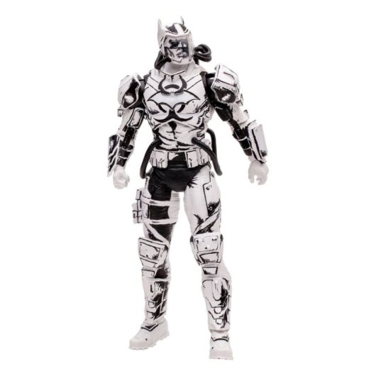 Figura Batman Hazmat Suit Justice League The Amazo Virus Edición Limitada Dc Sketch Edition Articulada 18 Cms