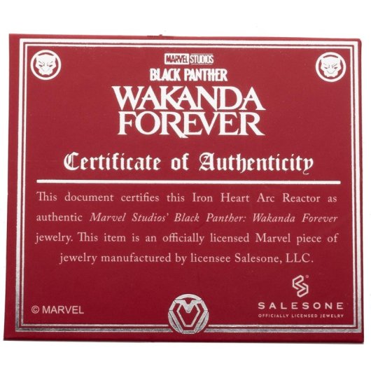 Réplica Arco De Reactor Iron Heart Black Panther Wakanda Forever Marvel