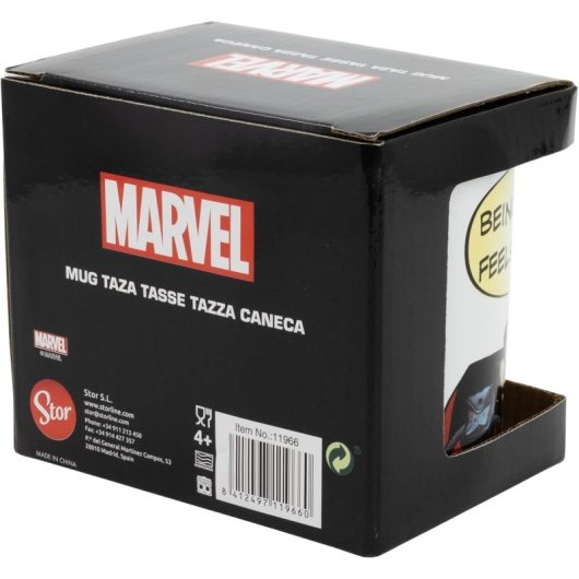 Taza Deadpool Feels Great Marvel Cerámica 325 Mls