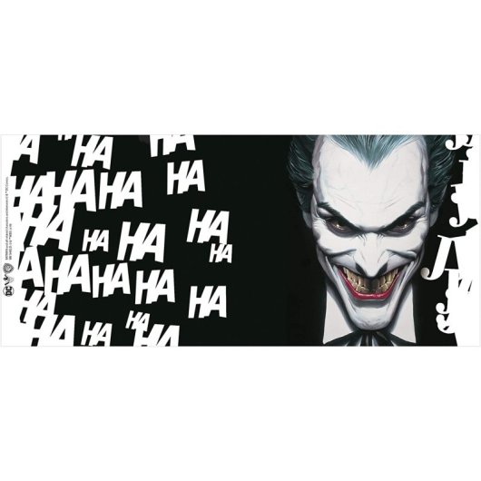 Taza The Joker Alex Ross Riendo La Liga De La Justicia Dc Cerámica 320 Mls
