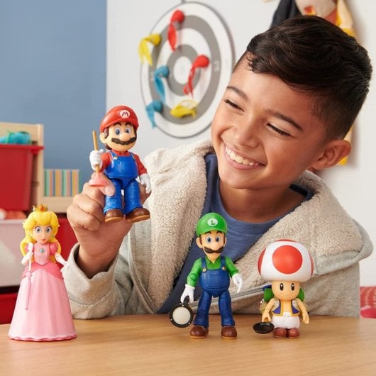 Figura Super Mario Bros La Película Articulada 13 Cms
