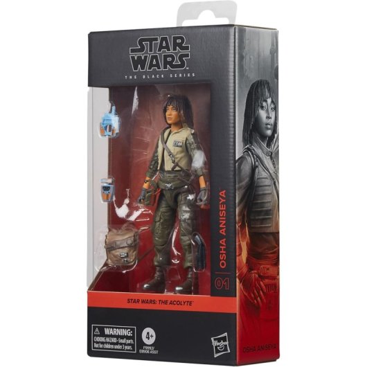 Figura Osha Aniseya Star Wars The Acolyte Black Series Articulada 15 Cms